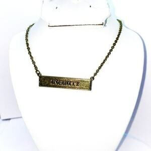 Infinity & Beyond Gold-Tone Reversible Necklace